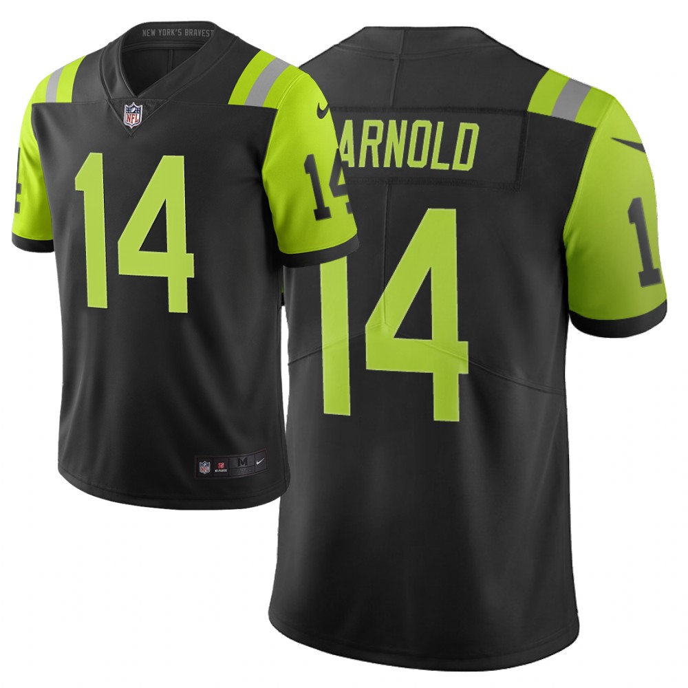 Men Nike NFL New York Jets #14 sam darnold Limited city edition black green jersey